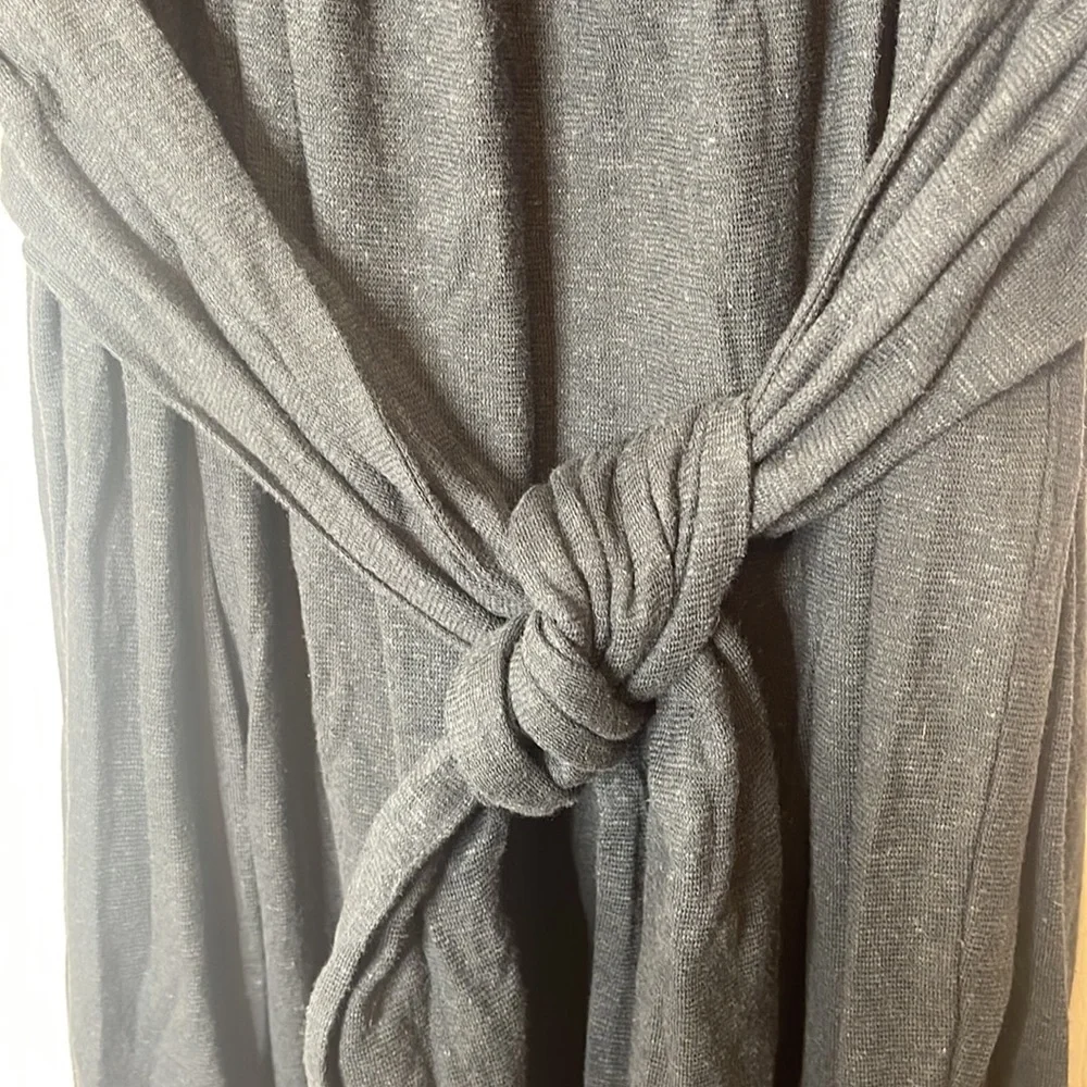 Free People Beach Garcia Midi Dress Black Large - Picture 7 of 14